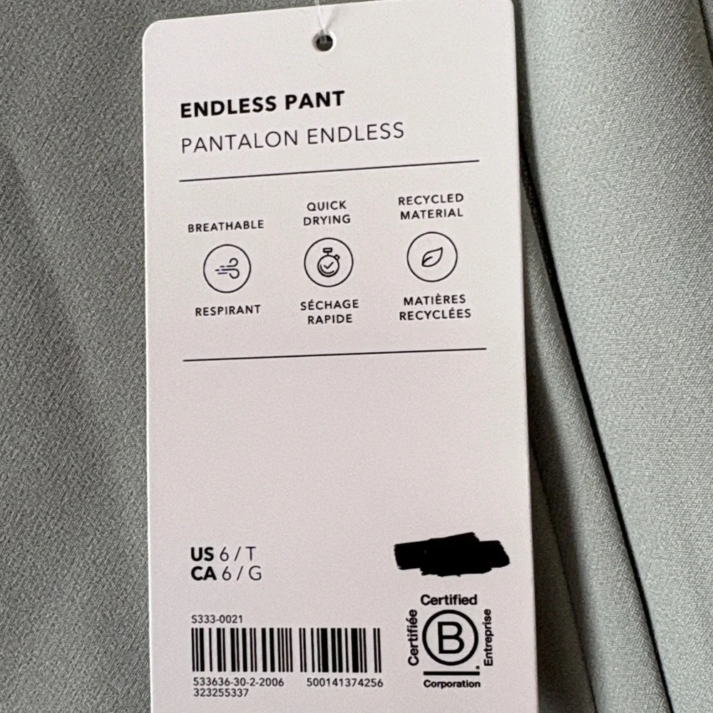 Athleta Endless High Rise Pants 6Tall - Picture 8 of 16